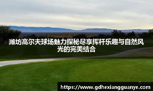潍坊高尔夫球场魅力探秘尽享挥杆乐趣与自然风光的完美结合